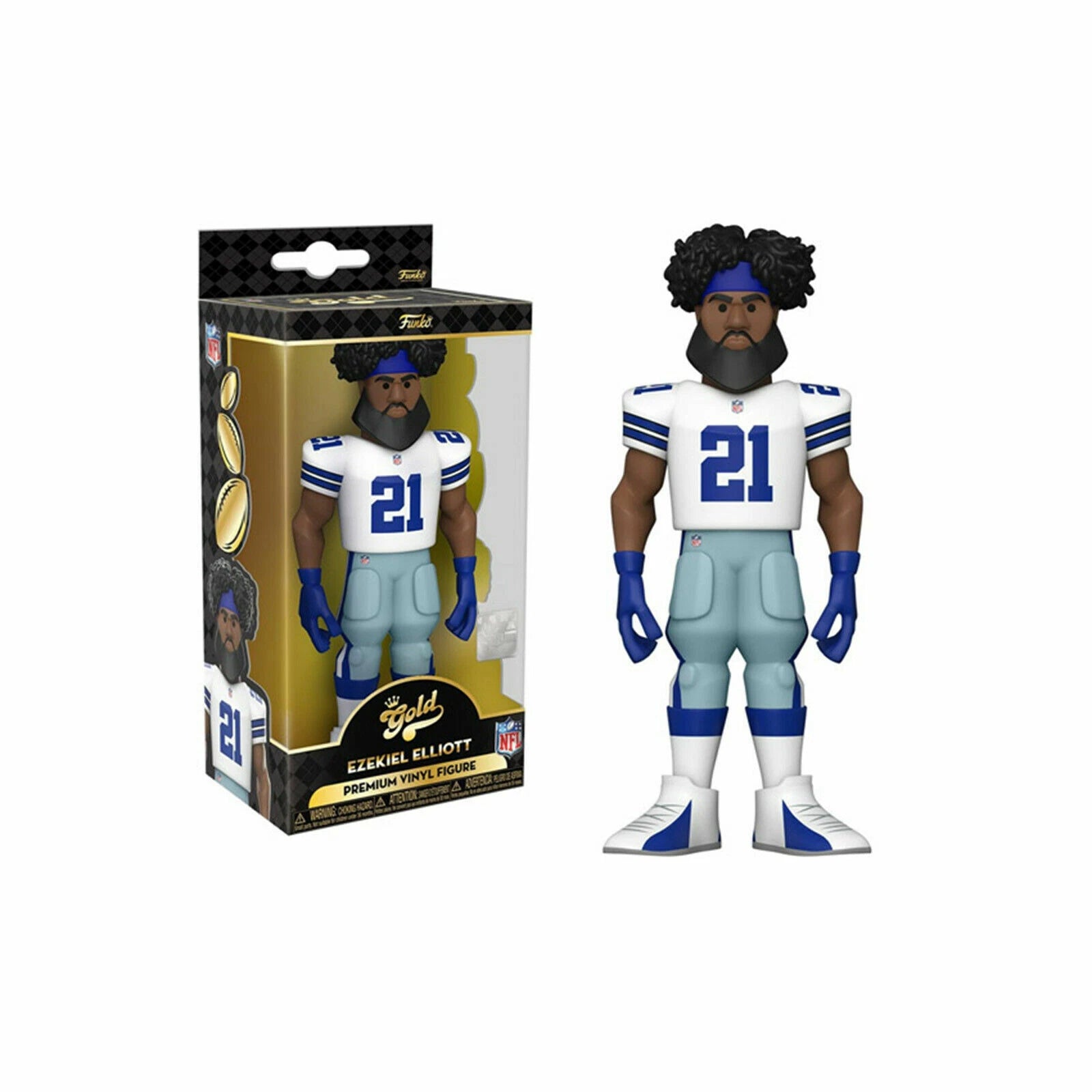 Funko Gold Exclusive NFL Premium Vinyl Chase Ezekiel Elliott Dallas Cowboys New