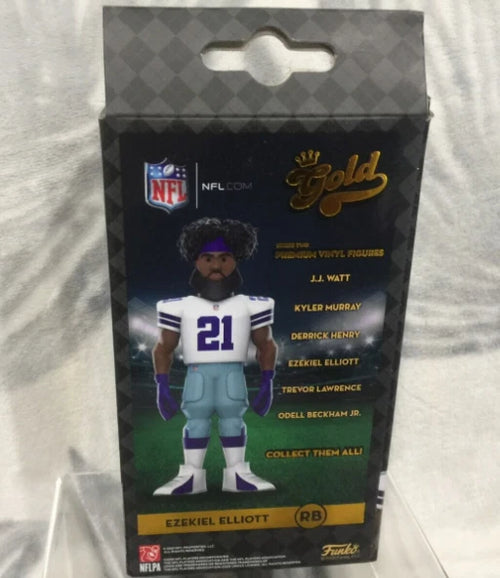 Funko Gold Exclusive NFL Premium Vinyl Chase Ezekiel Elliott Dallas Cowboys New